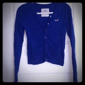 Hollister button up sweater